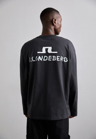 J.LINDEBERG WALSH POCKET TEE - Topper langermet - washed black