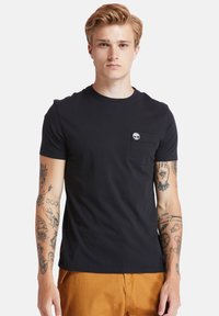 Timberland - SS DUNSTAN RIVER POCKET - T-shirt basic - black Miniatuurafbeelding 1