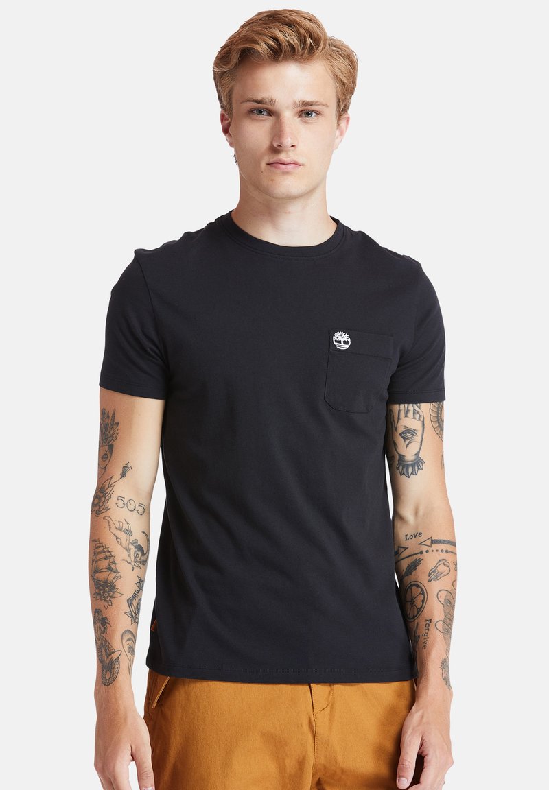 Timberland - SS DUNSTAN RIVER POCKET - T-shirt basic - black, Vergroten