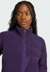 Adidas Terrex XPLORIC HIGH PILE - Fleece jumper - aurora plum