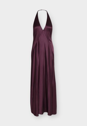 Bardot, CITRINE HALTER MAXI - Robe longue - mulberry