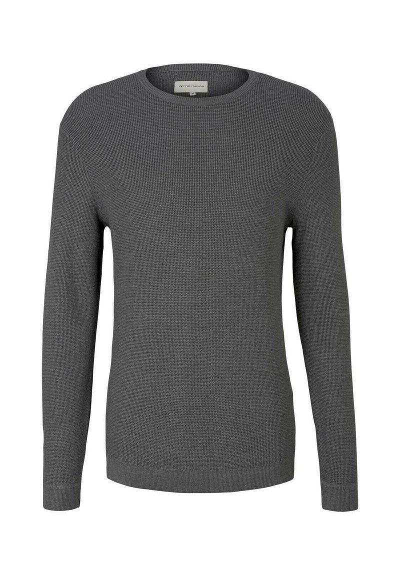 Herren Strickjacken | TOM TAILOR Strickpullover stormy gray melange/hellgrau - ZW05392 Herren Strickjacken | TOM TAILOR Strickpullover stormy gray melange/hellgrau - ZW05392