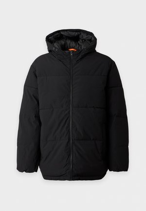 Jack & Jones, JJRAZE PUFFER HOOD - Зимно яке - black