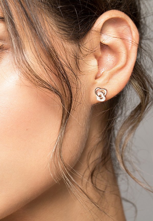 DOUBLED HEART - Ohrringe