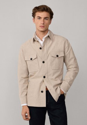 FLAP BRUSH - Chemise - light beige
