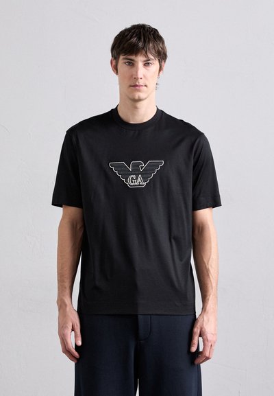 Emporio Armani Majica kratkih rukava s printom - black