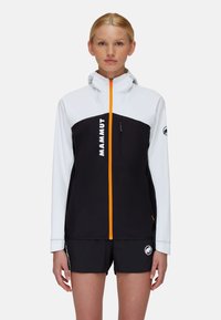 Mammut AENERGY HOODED - Giacca hard shell - black white