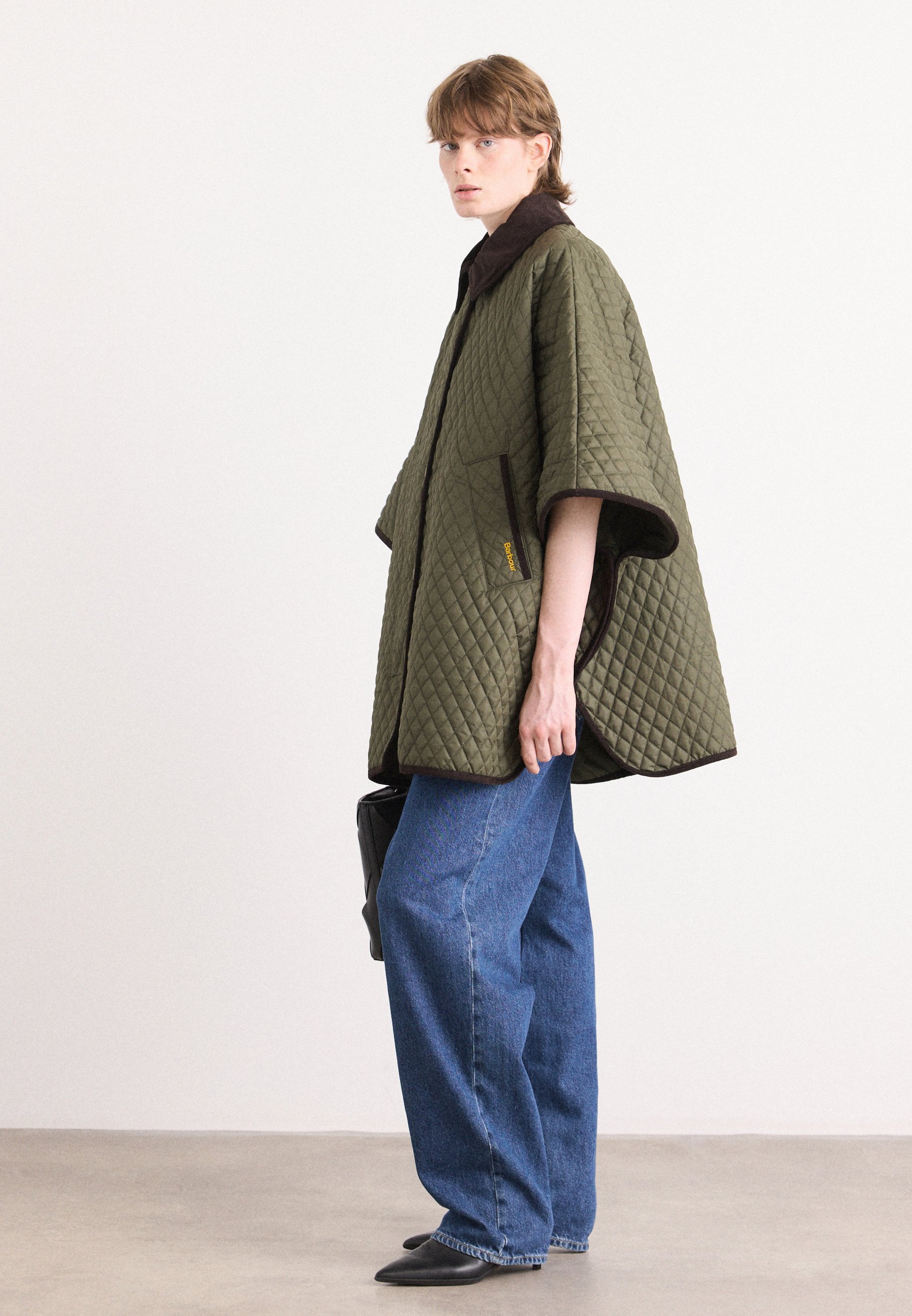 Barbour OAKHAM CAPE - Cape - olive/green - Zalando