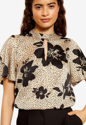 Friends Like These FLUTTER SLEEVE PETITE - Pusero - floral black white