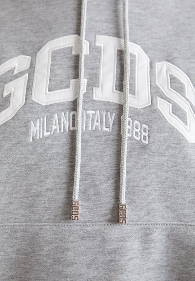 GCDS LOUNGE LOGO HOODIE UNISEX - Felpa - grey
