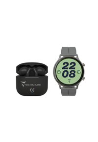 DYNAMIC  BUNDLE MIT KOPFHÖRERN - Smartwatch - gray