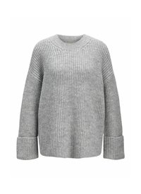 JJXX JXELLINORA CREW NECK - Stickad tröja - light grey melange