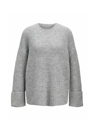 JXELLINORA CREW NECK - Striktrøje - light grey melange