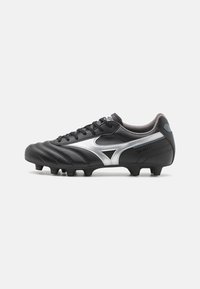 MORELIA II CLUB - Kõva pinnase jalgpallisaapad - black/galaxy silver/dark shadow