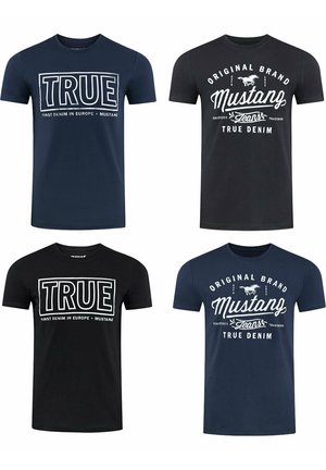 Mustang TEE 4 PACK - T-Shirt print - farbmix