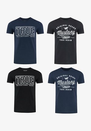 Mustang TEE 4 PACK - T-Shirt print - farbmix