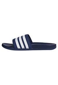 adidas Performance ADILETTE CLOUDFOAM PLUS STRIPES - Badslippers - blue