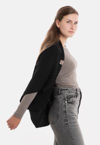 Knit Factory AMBER - Poncho - black