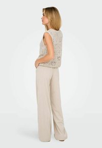 ONLY ONLBEACH LIFE TIE - Strukirani kaput - pumice stone