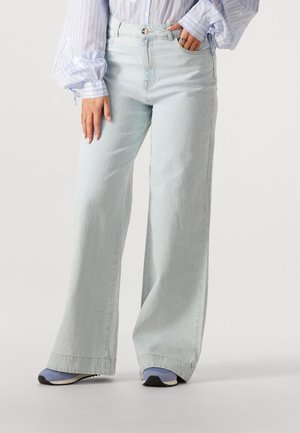 WIDE ABBY  - Flared Jeans - bleached denim