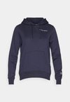 ICONS HOODIE CONTRAST LOGO SMALL - Majica s kapuljačom - dark blue