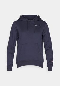Champion ICONS HOODIE CONTRAST LOGO SMALL - Felpa con cappuccio - dark blue