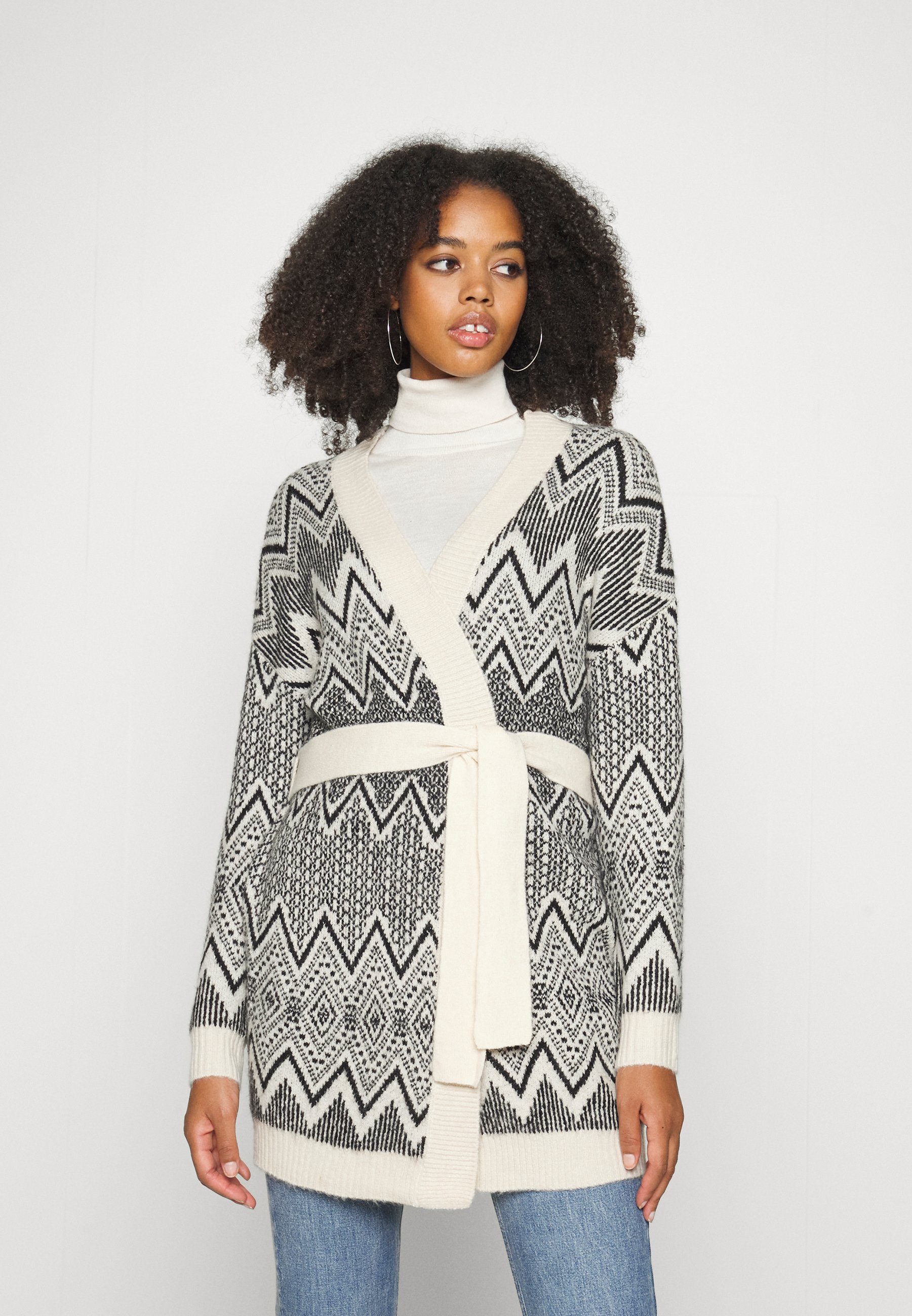 ONLLIVA PATTERN - Cardigan - eggnog 