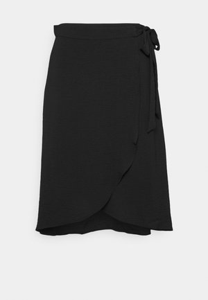 Wikkelrok - black