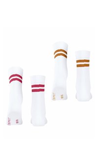 Esprit Tennis Stripe 2-Pack - Chaussettes - raw white