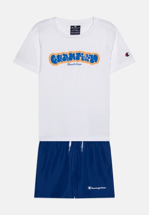 Champion BEACH UNISEX SET - Pantaloncini sportivi - white/blue/new black