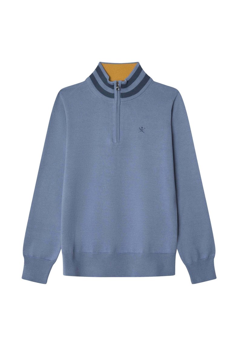 Hackett London Strickpullover - chambray blue