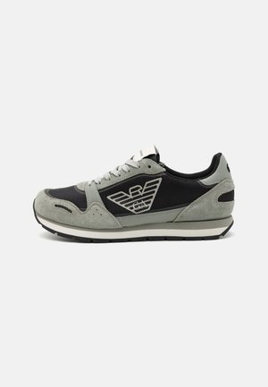 Emporio Armani SHOES - Sneaker low - fog/gunmetal/black
