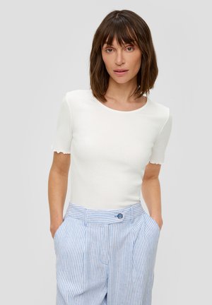 s.Oliver IN OPTIK - T-Shirt basic - ecru