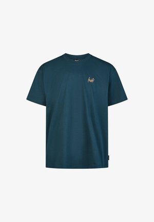 Iriedaily, IRIEDAILY T-SHIRT BONACYCLE - Print T-shirt - dark orion
