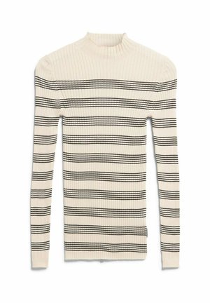 ARMEDANGELS, ALAANIA STRIPED - Trui - oatmilk-black