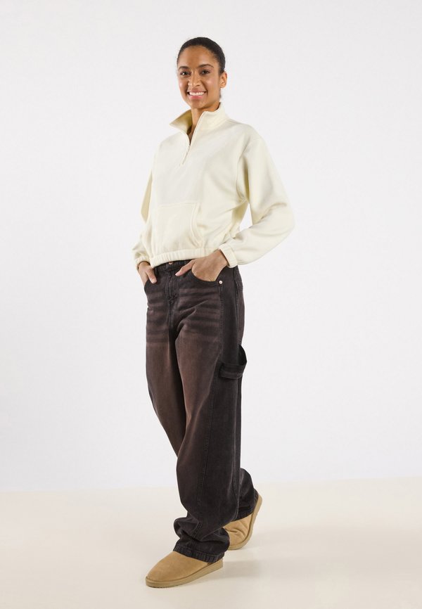 Fleece jumper - egret2