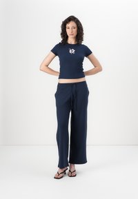 Hollister Co. MAY BAGGY PULL ON - Dresside alumine osa - dark blue