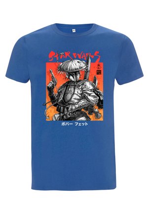 STAR WARS VISIONS FETT UP - T-shirt imprimé - bright blue