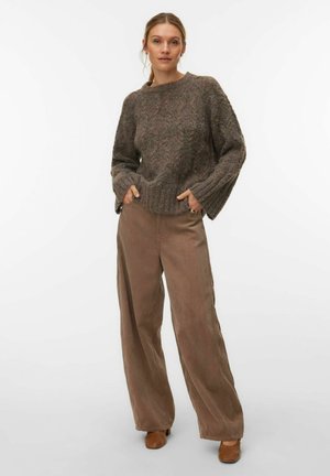 Vero Moda, JUMPER VMINGRID JUMPER - Pullover - cocoa brown
