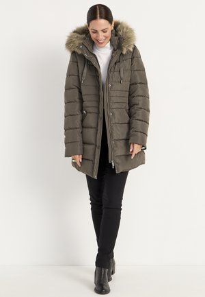 WARM-LINED - Vinterfrakke - nougat