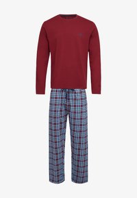 Geselecteerd, weinrot karo