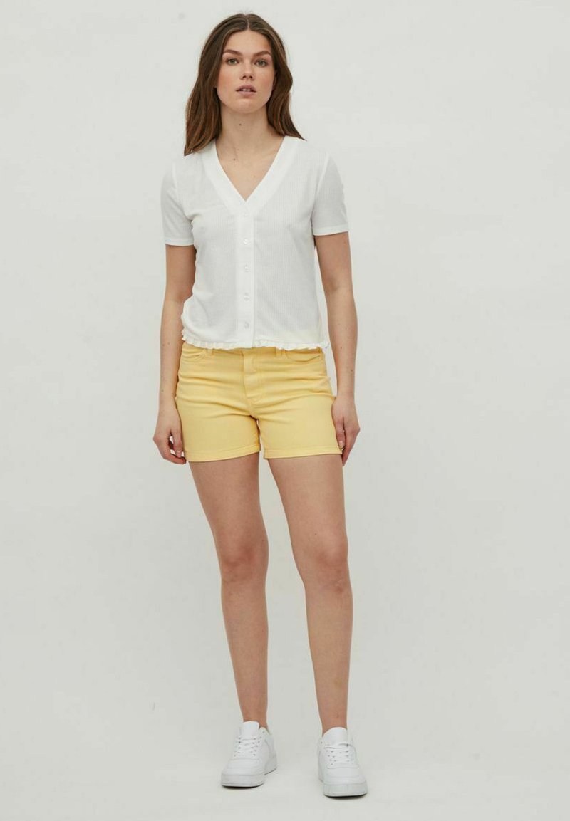 Damen Kleider | Vila Jeans Shorts golden haze/hellgelb - OP22699 Damen Kleider | Vila Jeans Shorts golden haze/hellgelb - OP22699