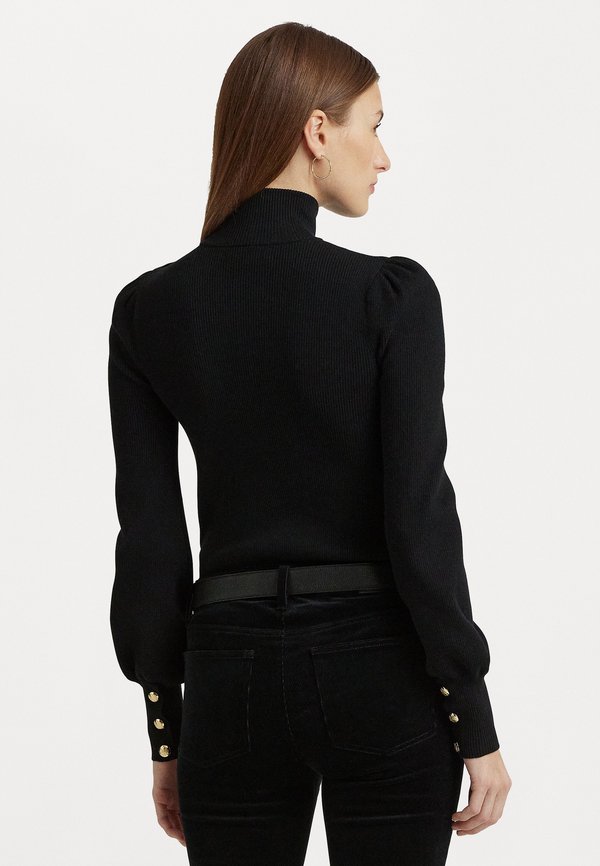 BUTTON TRIM MOCKNECK JUMPER - Jumper2