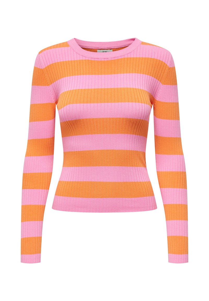 JDY JDYPLUM O-NECK  - Strickpullover - pink