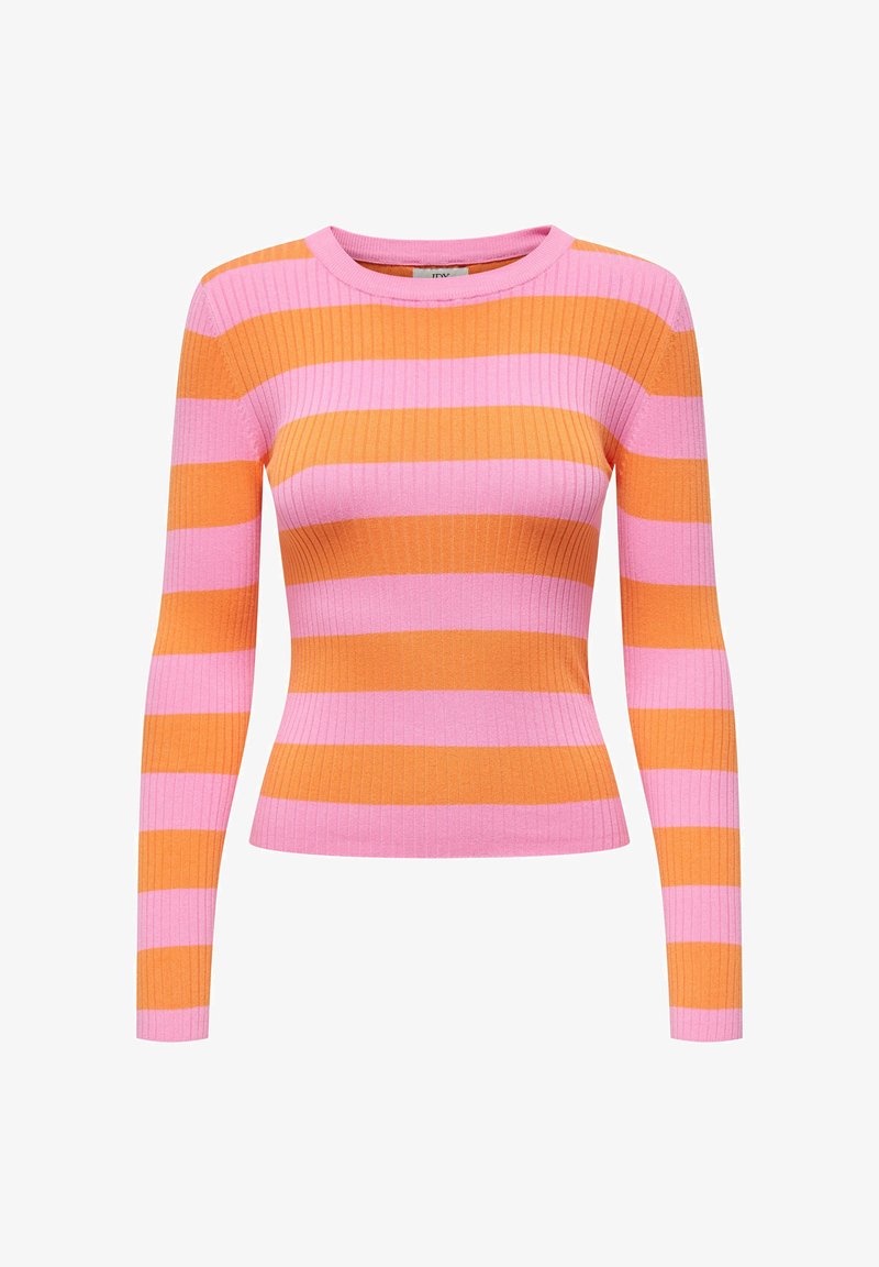 JDY JDYPLUM O-NECK - Strickpullover - pink
