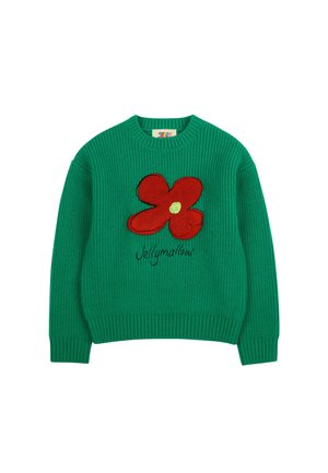 Striktrøje - green