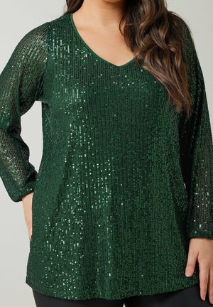 Bluse - dark green