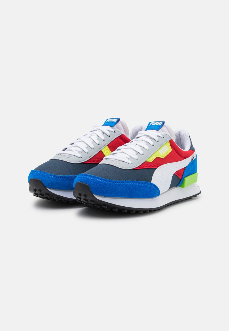 Puma Future Rider Play On Unisex Trainers Spellbound White Ultra Blue Blue Zalando Co Uk