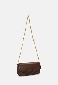 Lauren Ralph Lauren NAPPA LEATHER MEDIUM SAWYER BAG - Borsa a tracolla - dark mahogany