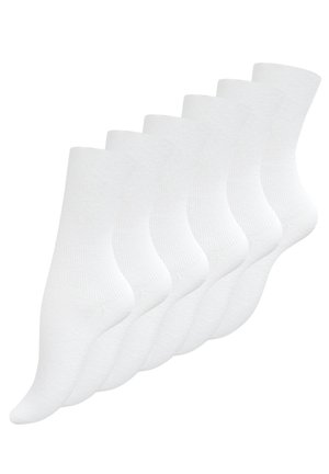 6 PACK - Socken - weiß